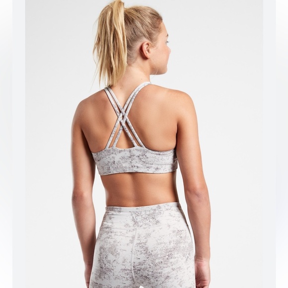 ATHLETA Girl Upbeat Sports Bra Fog Gray size XXL/16 - Picture 1 of 7